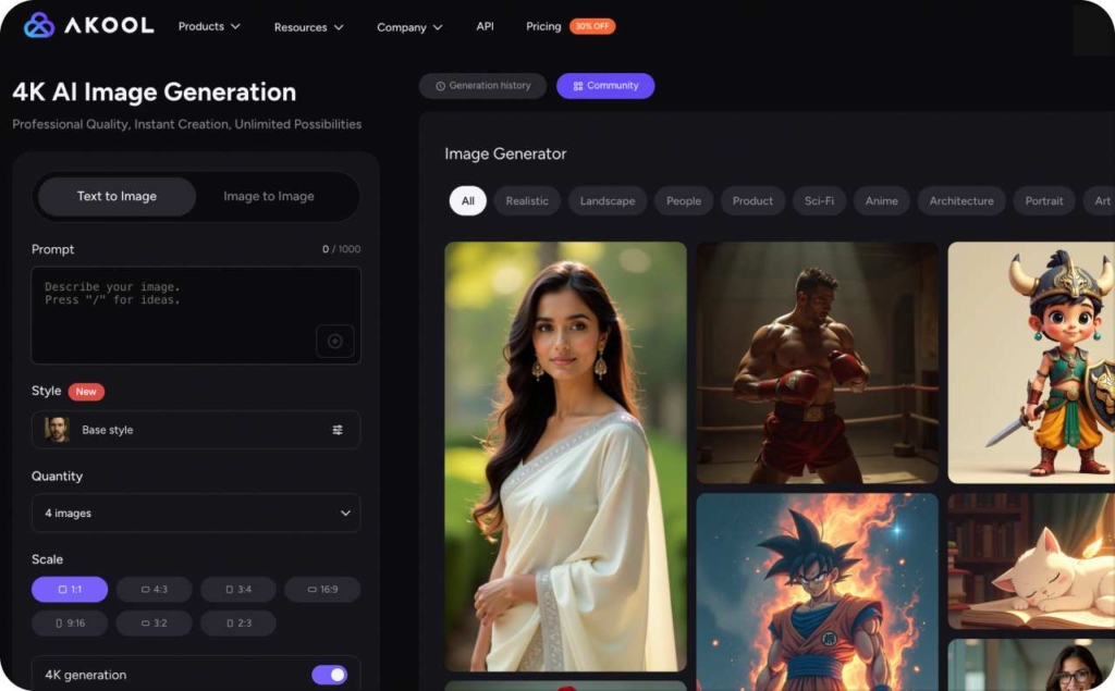 Akool AI image generator