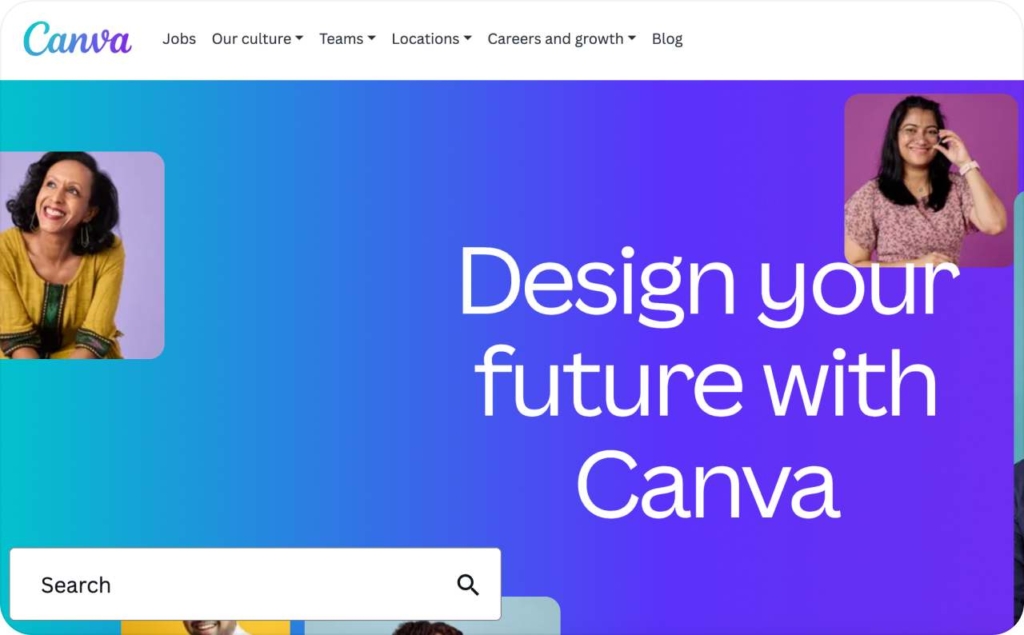 Canva page