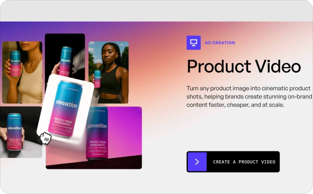 Ceatify AI Video Production page