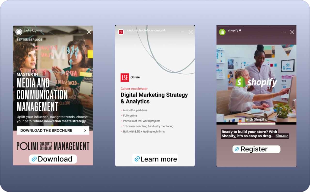 Instagram stories ads