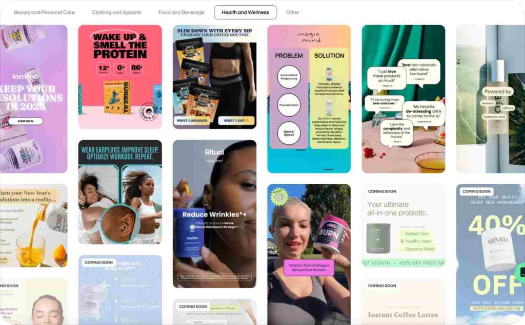 Zeely AI studion static ads templates