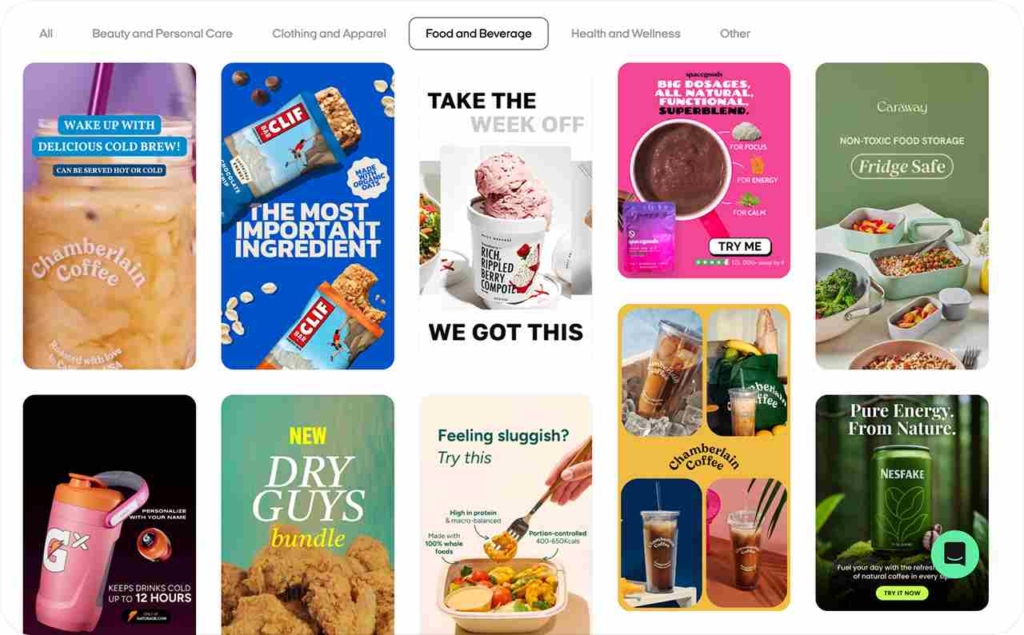 Zeely AI static ads templates