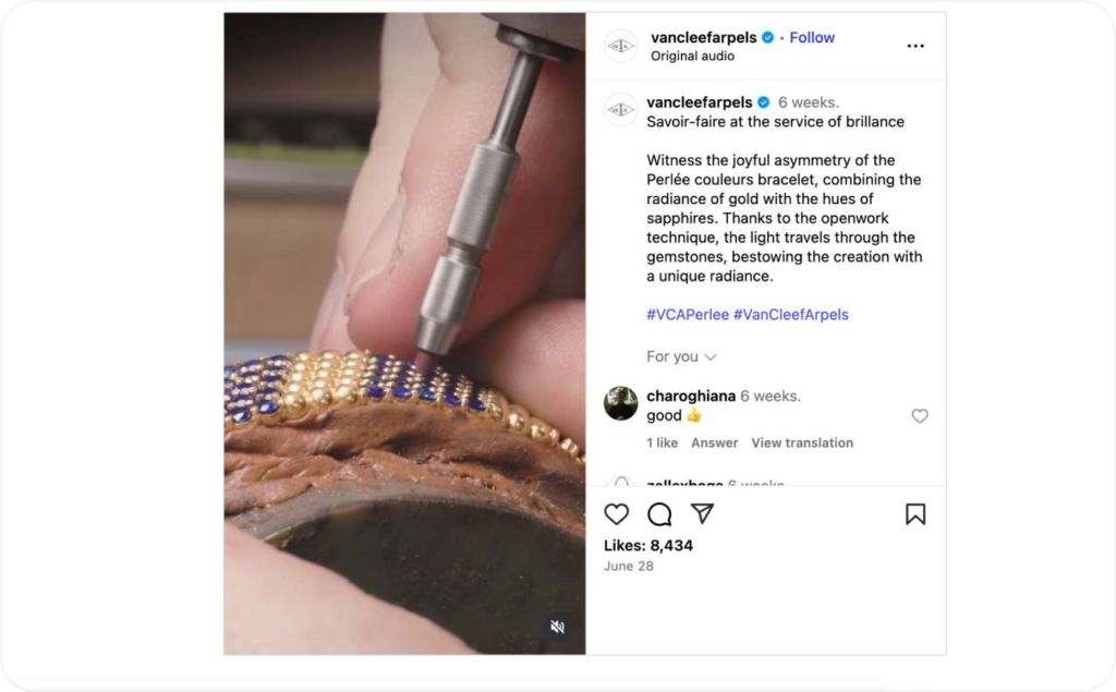 @vancleefarpels on Instagram