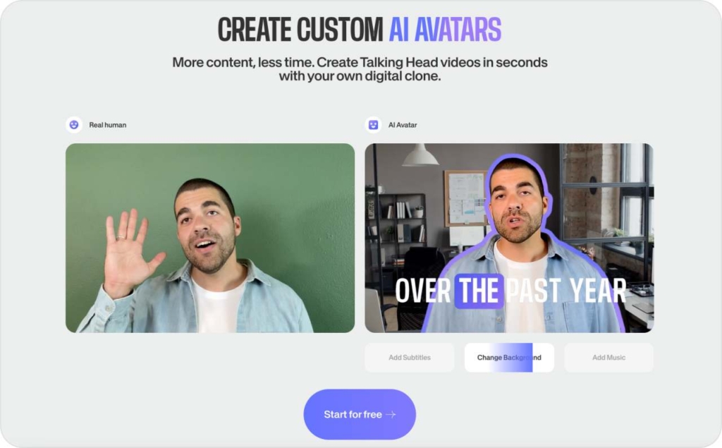 VEED.io landing page