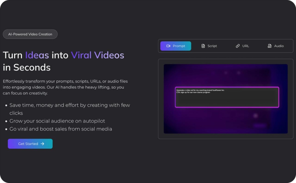 Zebracat landing page