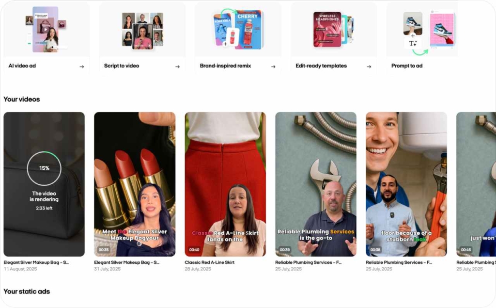 Zeely AI video rendering