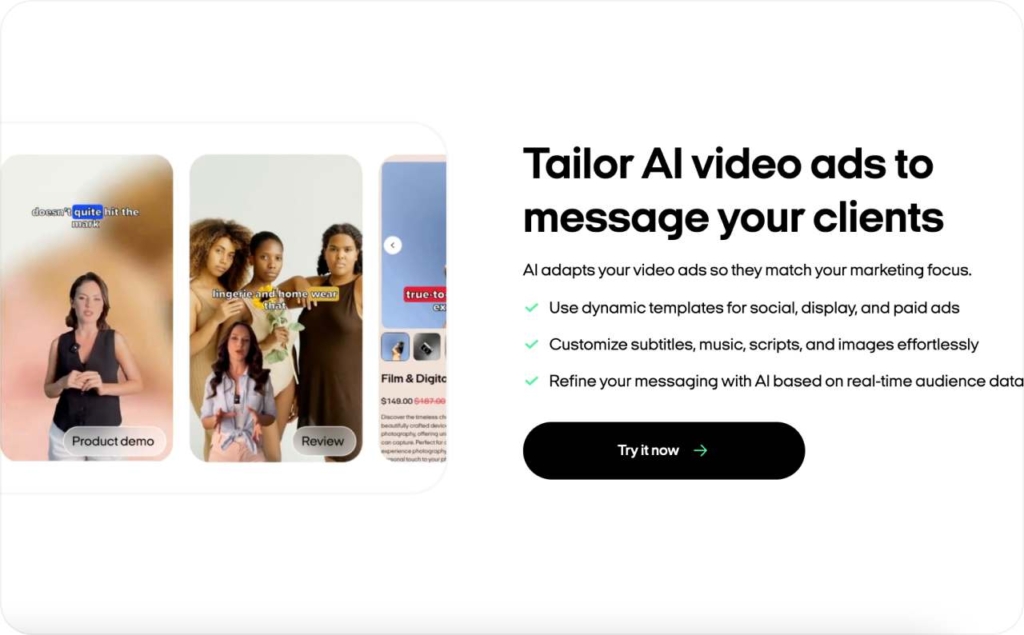 Zeely AI landing page