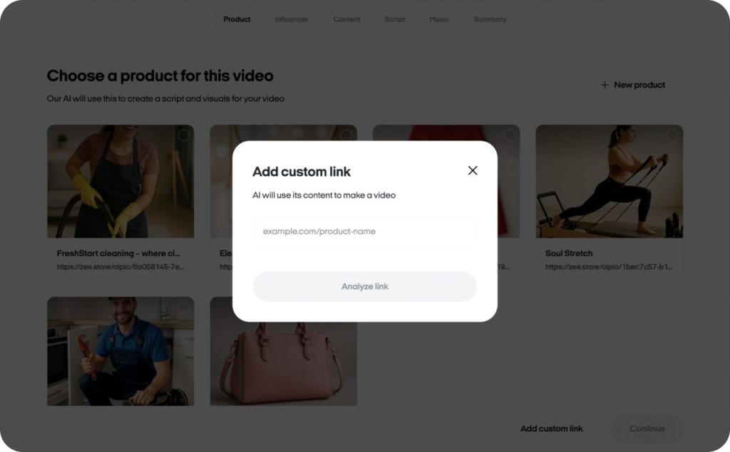 Zeely AI URL-to-video