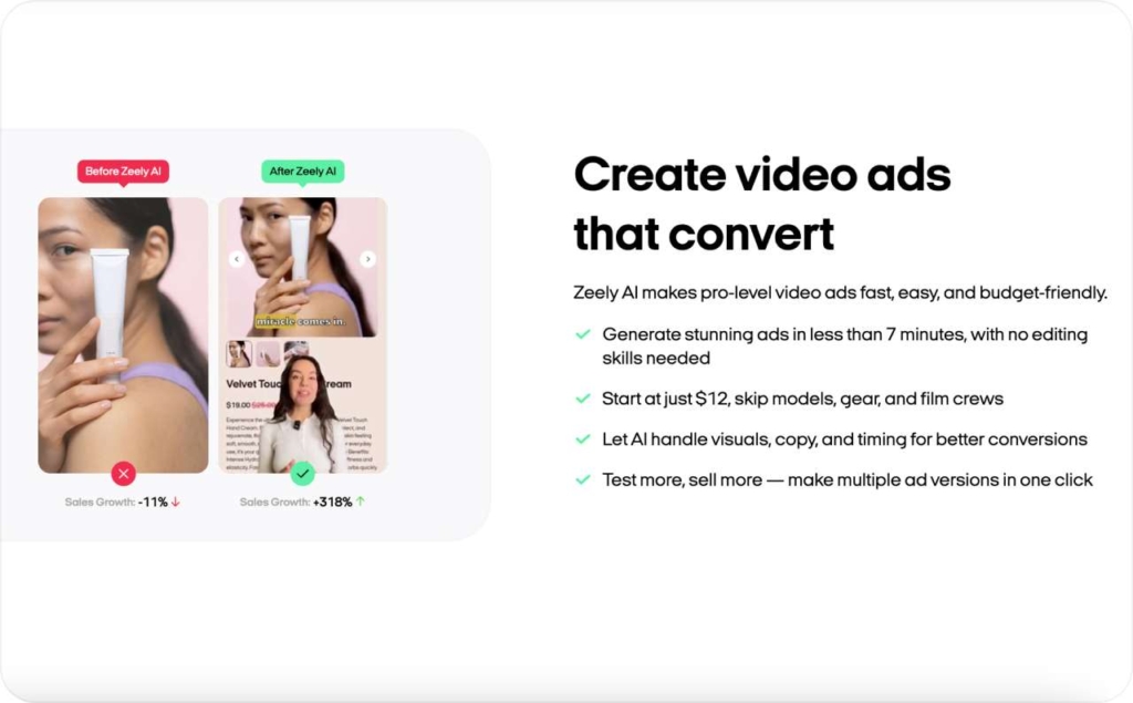 Zeely AI video ads creator