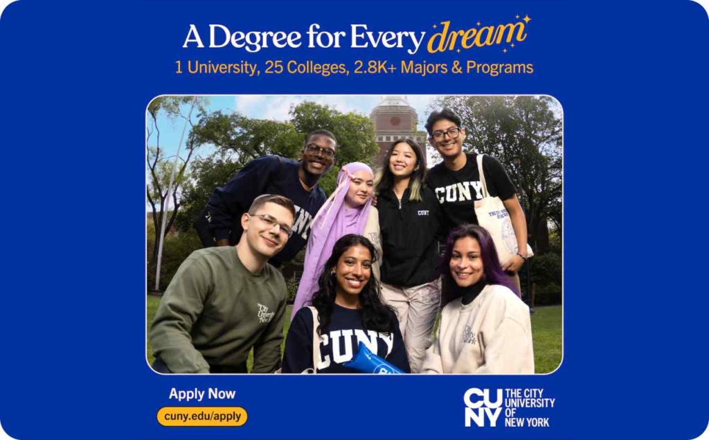 CUNY — "A degree for every dream"
