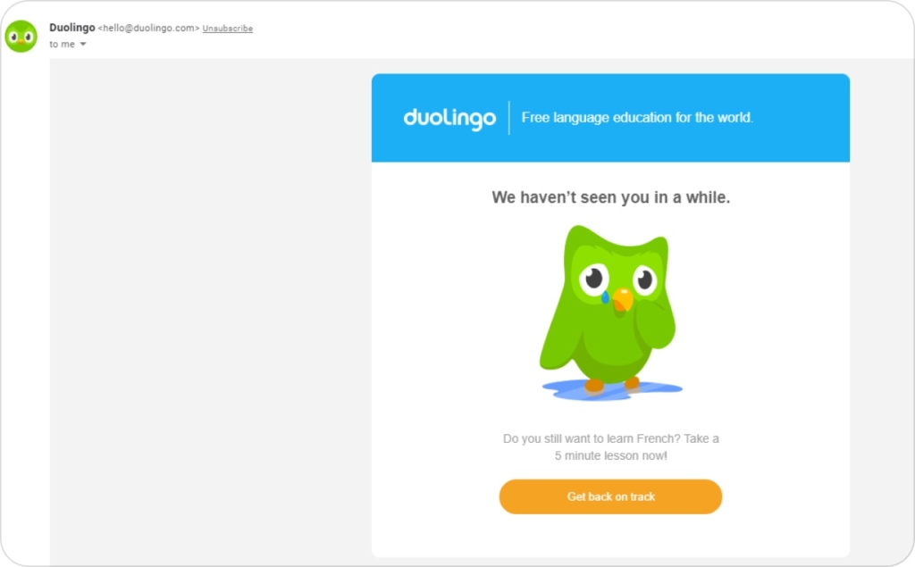 Duolingo ad