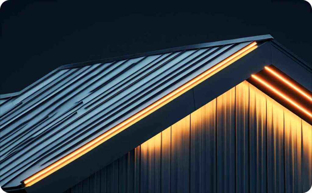 Rood with backlighting