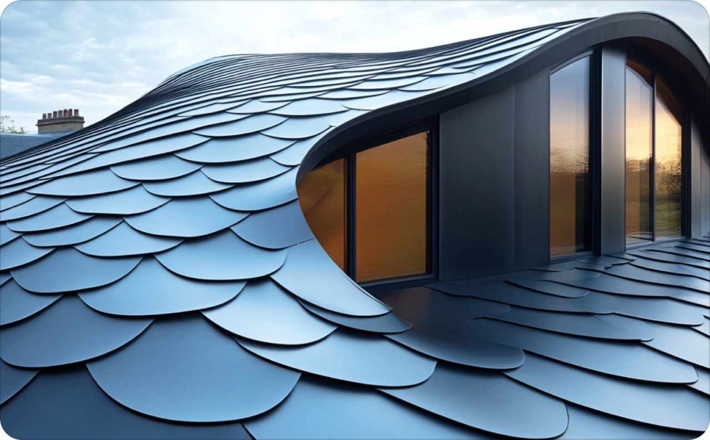 Unusual roof design