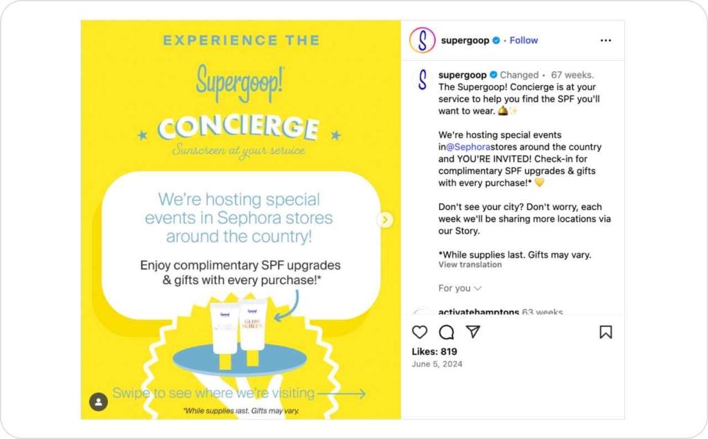 @supergoop on Instagram