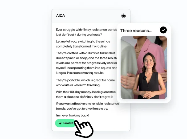 AI script generator using AIDA and PAS frameworks